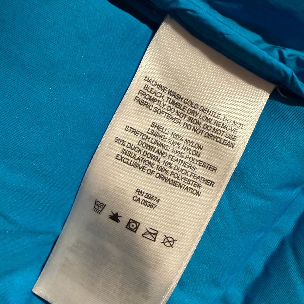 Mountain Hardware Stretch Down 750 Q Shield Jacket Blue Size S - Picture 6 of 14